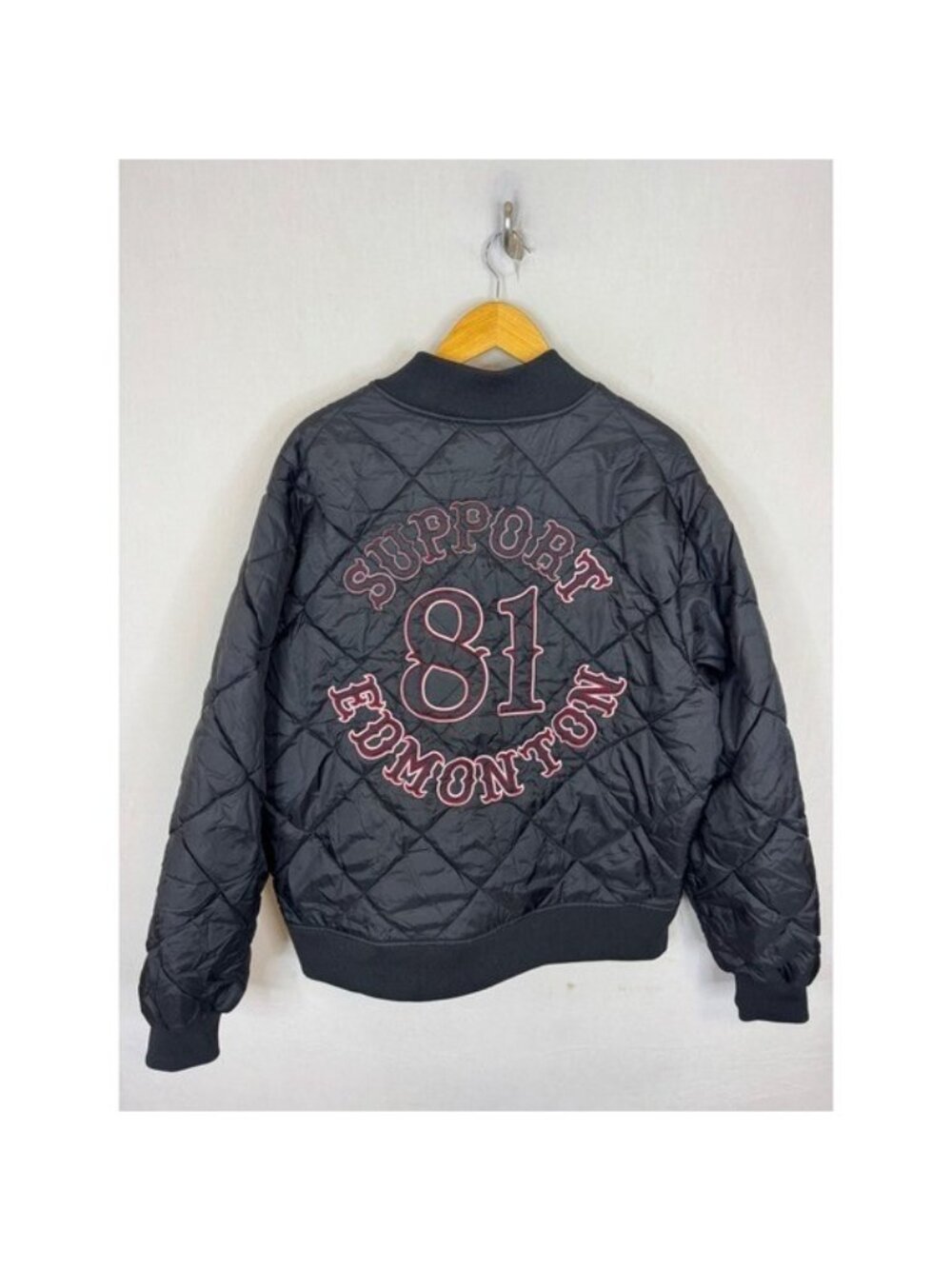 Dickies Support 81 Edmonton Quilted Bomber Jacket Black XL Outlaw